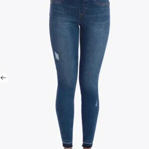 Spanx Distressed Skinny Jeans #20203R EUC size Large